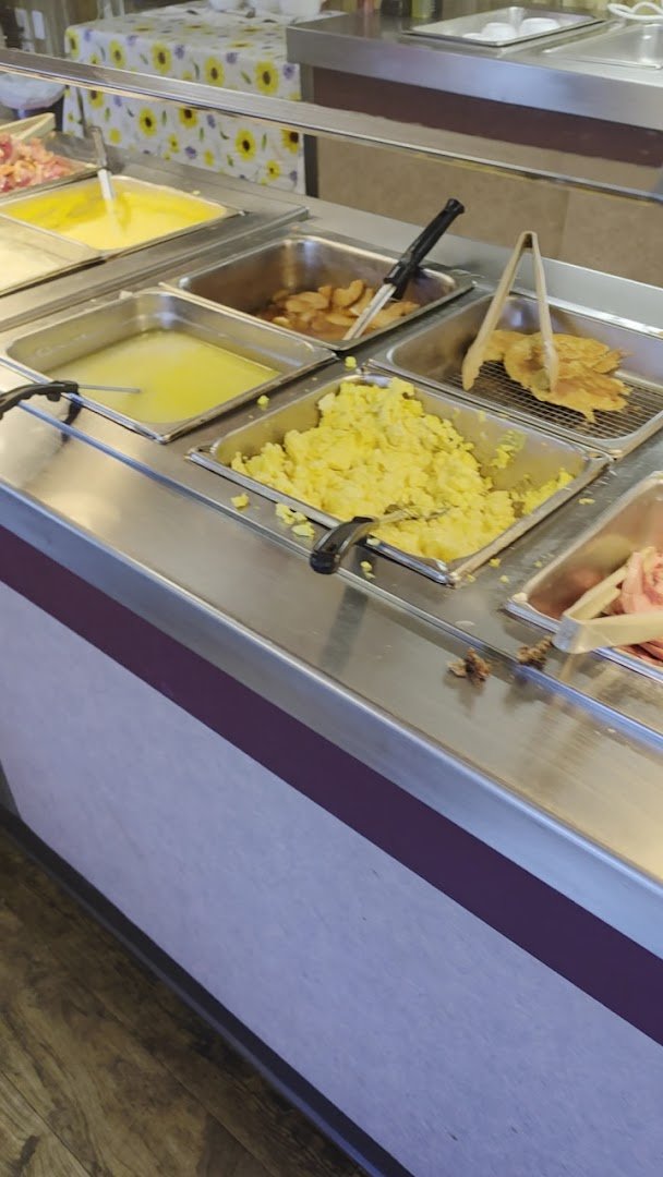 Counter service area inside Butcher Boy Cafe.