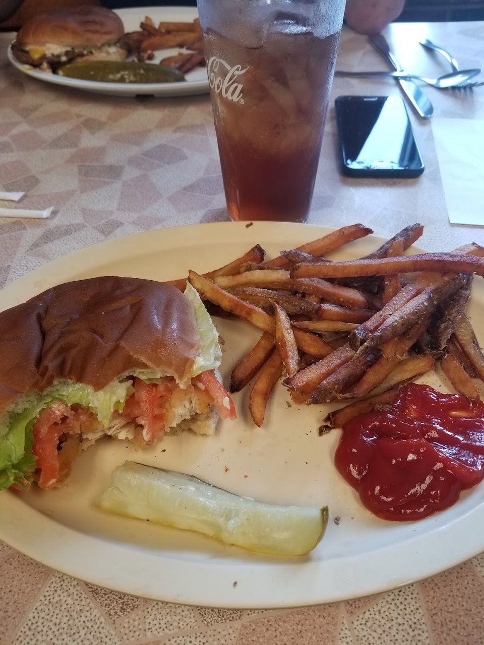 Burger and Fries
