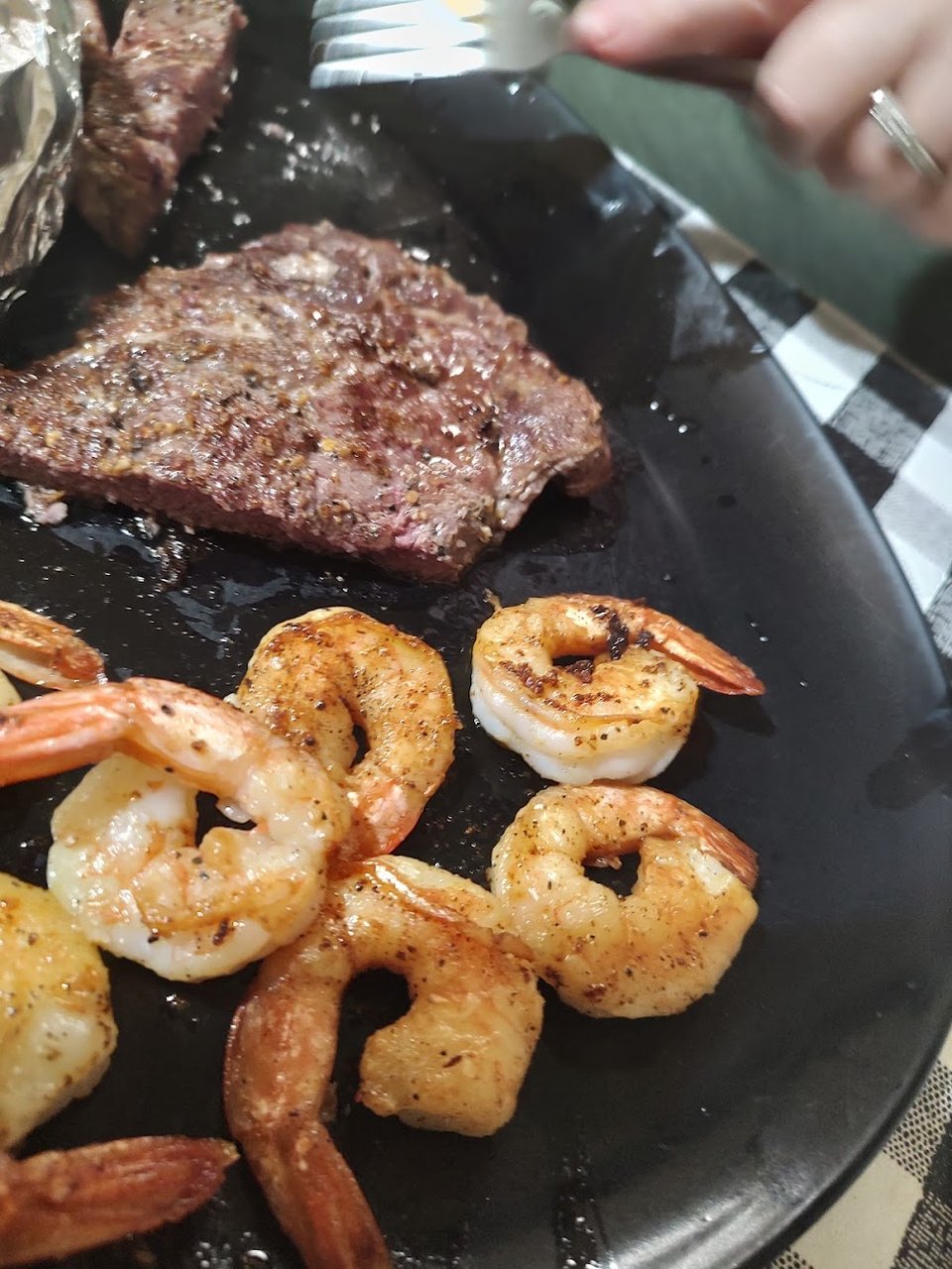 Bounce Ribeye w Grilled Shrimp